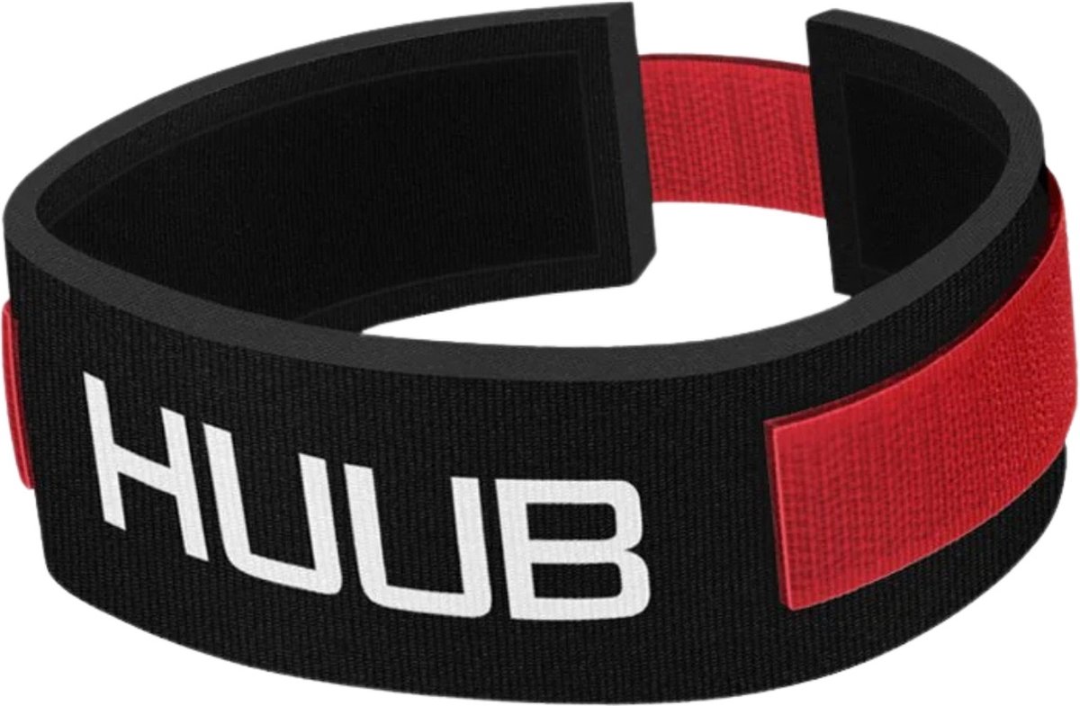 Huub Black Timing Chip Band - / Red