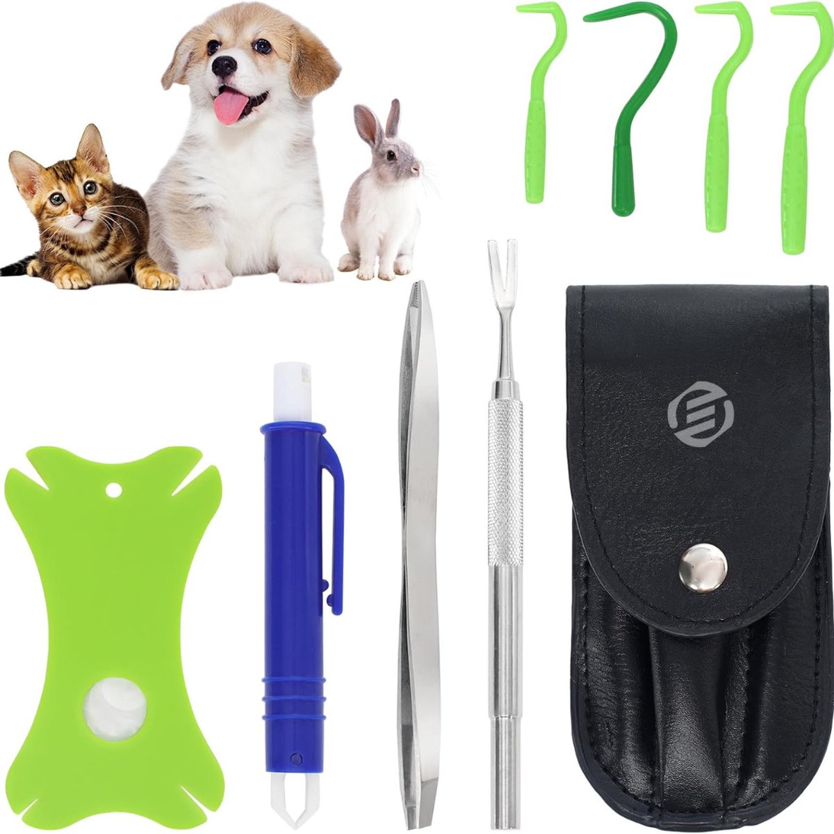 Goedkoopste Equivera Tekentang - Tekentang hond - Tekentang kat - Tekentangset - Tekentang set - Tekenverwijderset - Tekenverwijderaar - Tekenpincet - Teken verwijderaar