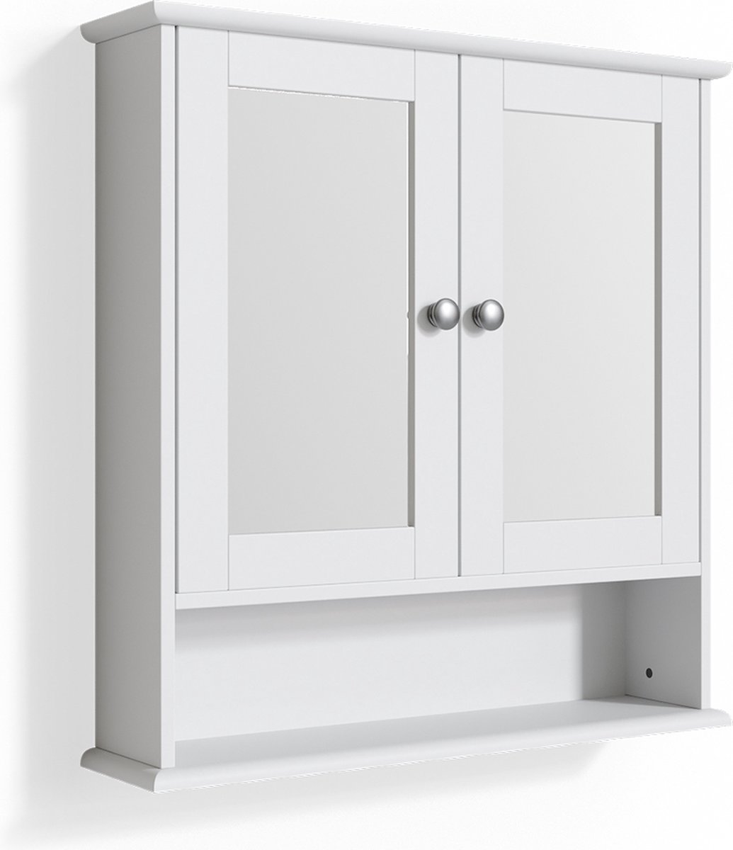 Vicco Bianco Badkamerspiegelkast – 56 x 58 cm Wit