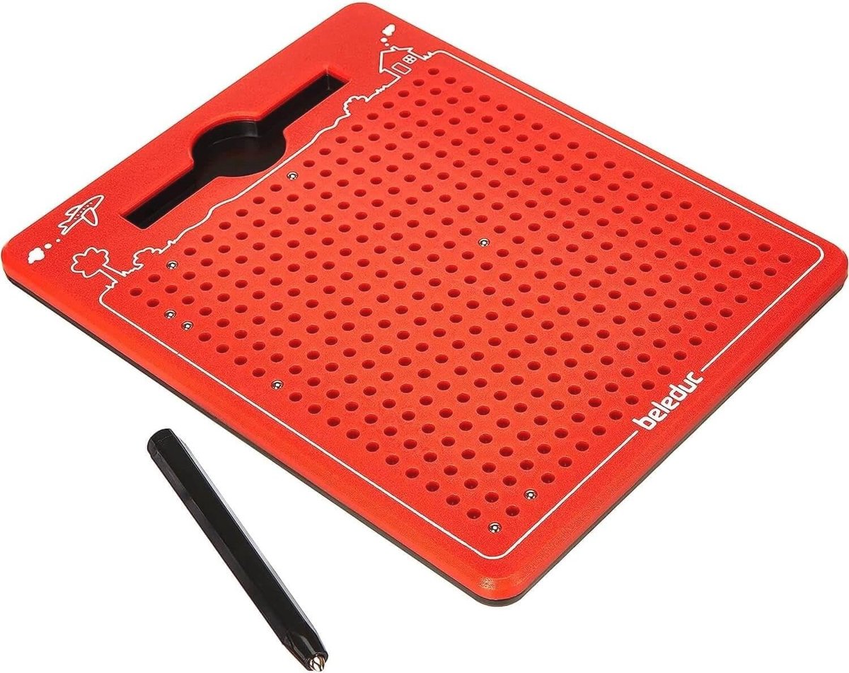 Magnetisch Tekenbord voor Kinderen - Compact en Draagbaar Spel voor Creativiteit en Oog-handcoördinatie