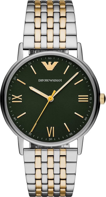 Emporio Armani horloge - Zilverkleurig | bol.com