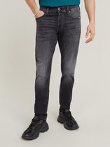 G-Star RAW Hommes Jeans Pantalons 3301 SLIM slim Fit Zwart 33W / 32L Adultes
