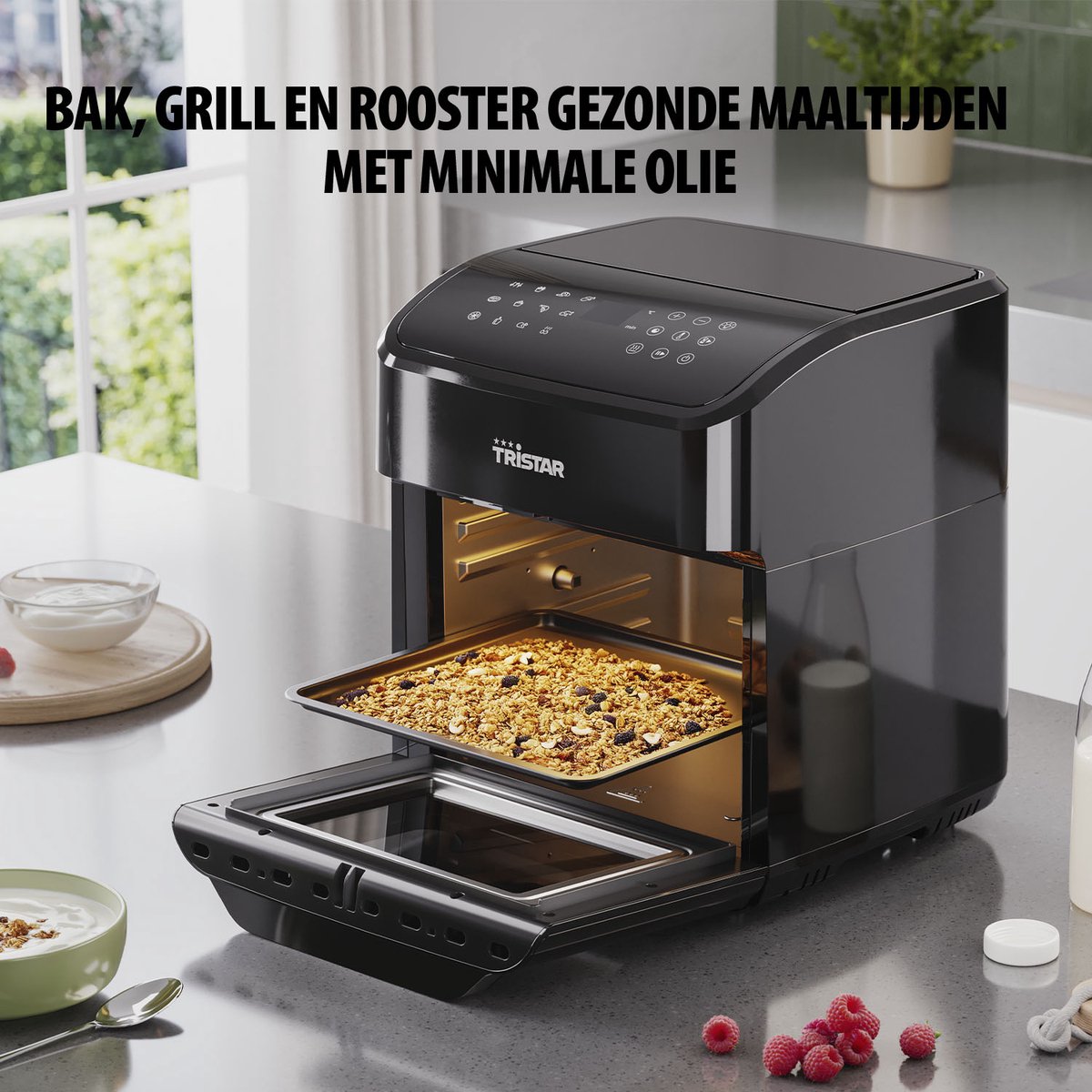 Tristar FR-9065 Airfryer Oven XXL met 2 Lades - afbeelding 2
