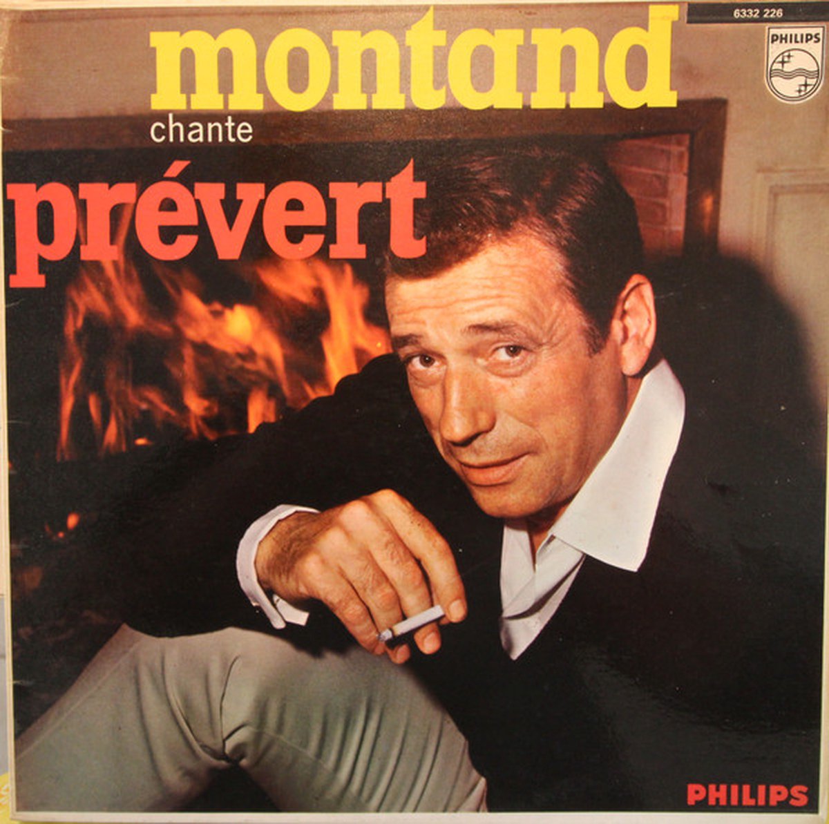 Yves Montant chante Prévert -- LP -- édition 1962