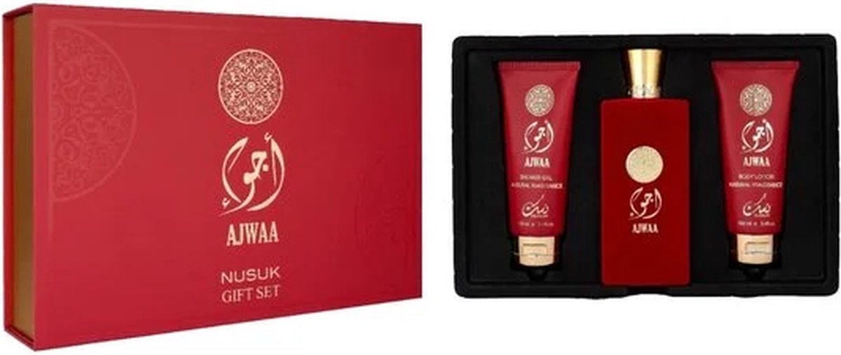 Goedkoopste Ajwaa Concentrated geschenkset parfum, bodylotion en douchegel