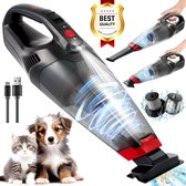 Bol.com AG310 Handstofzuiger Zwart- Kruimeldief - Stil - Snoerloos - Extreem Krachtige Kruimelzuiger Draadloos - 100W Krachtige ... aanbieding