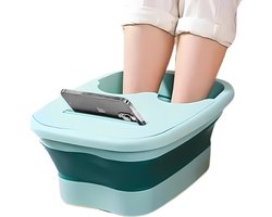 Vellina - Opvouwbaar Voetmassagebad - Voetenbad Inklapbaar - Acupressuur & Deksel - Thuis Pedicure Set voor Vermoeide Voeten - Leuke cadeau
