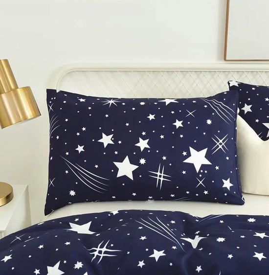 Sterren Dekbedovertrek | Dekbedovertrek 200x200cm met 2 bijhorende kussenslopen | Sterren Dekbedovertrek | Grappig Dekbedovertrek | Tiener Dekbedovertrek | 100% polyester | Exclusief Dekbed
