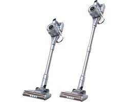 Snoerloze steelstofzuiger - Snoerloze stofzuiger - Stofzuiger - Stokstofzuigers - Stofzuiger - 21000Pa Zuigkracht - 0,55L Stofbeker - met LED-verlichting, Uitneembare accu