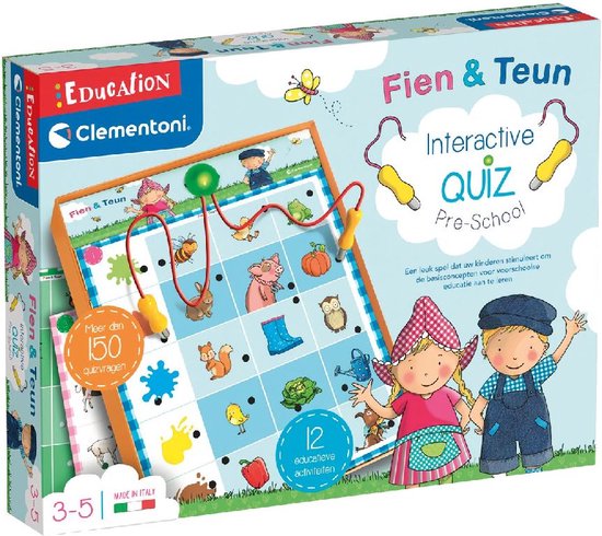 Clementoni Fien en Teun interactieve quiz – 3-5 jaar
