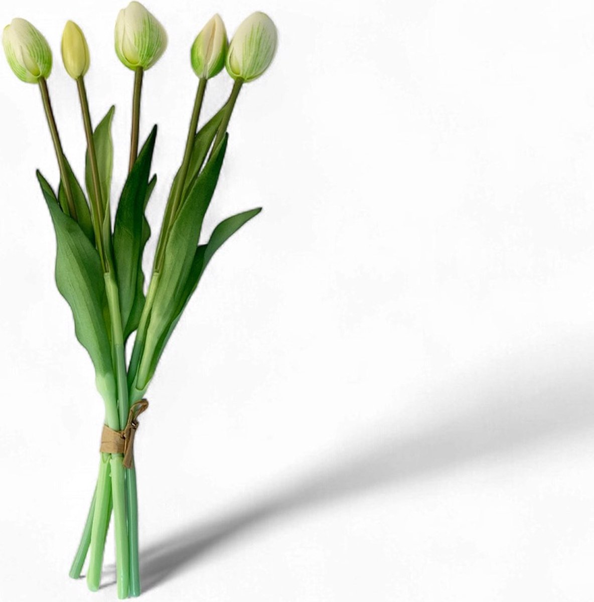 Winq Kunsttulpen Wit Realtouch 5st-tulpen 5stuks