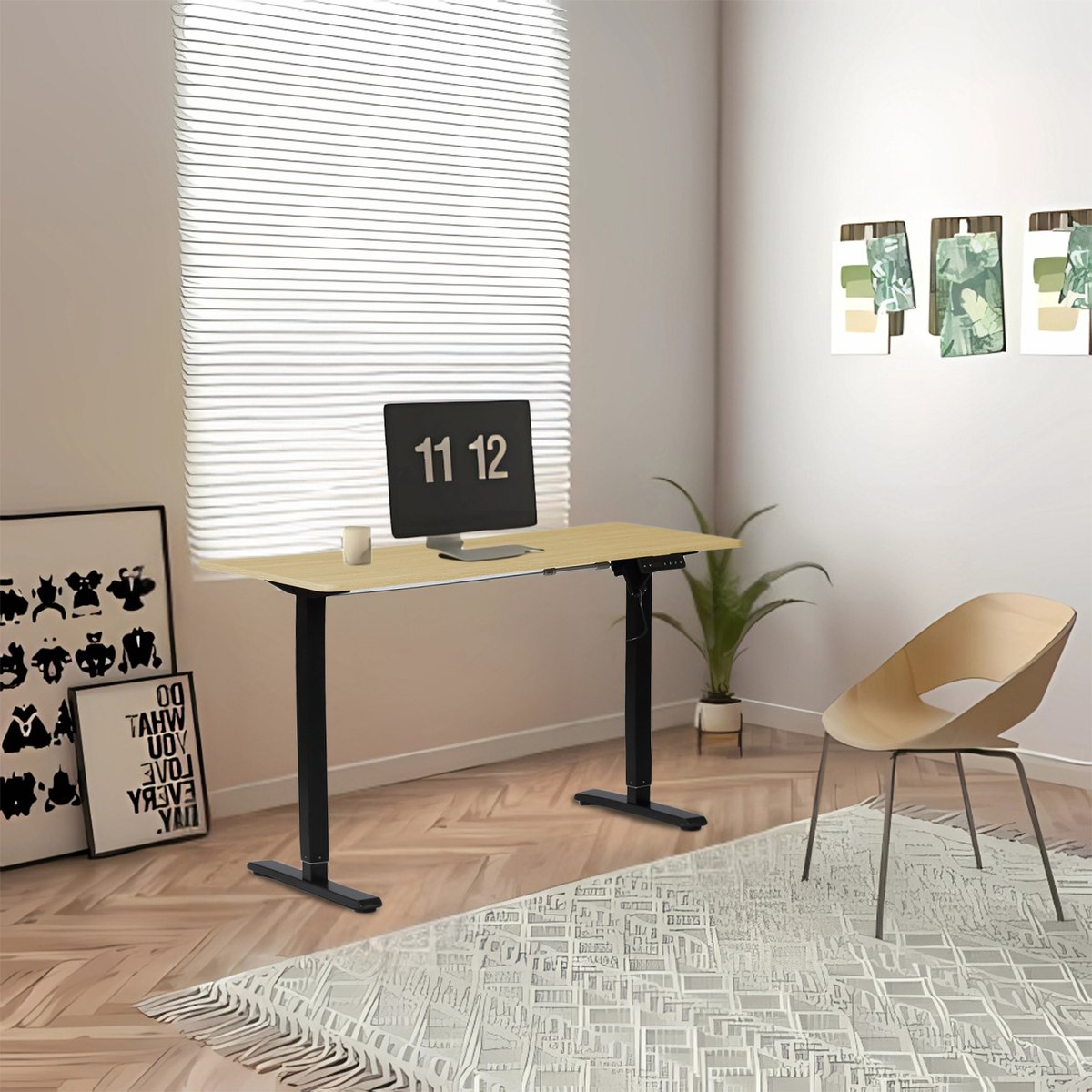 OfficeSense OS50 Zit-Sta Bureau 120x60 - Elektrisch Verstelbaar thumbnail 3