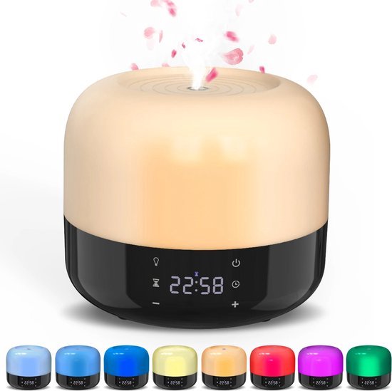 3D-vlammen aroma-diffuser, 400 ml vlamlicht, luchtbevochtiger met 3D-vlammen aroma-diffuser, 400 ml vlamlicht, luchtbevochtiger met