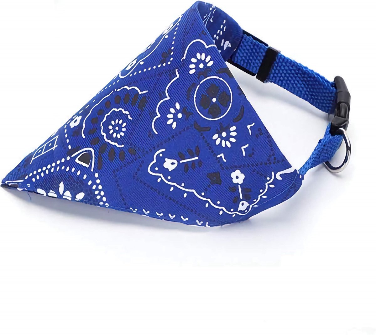 Nobleza Hondenbandana - Halsband met Zakdoek - Hondensjaal en Kattensjaal - Blauw