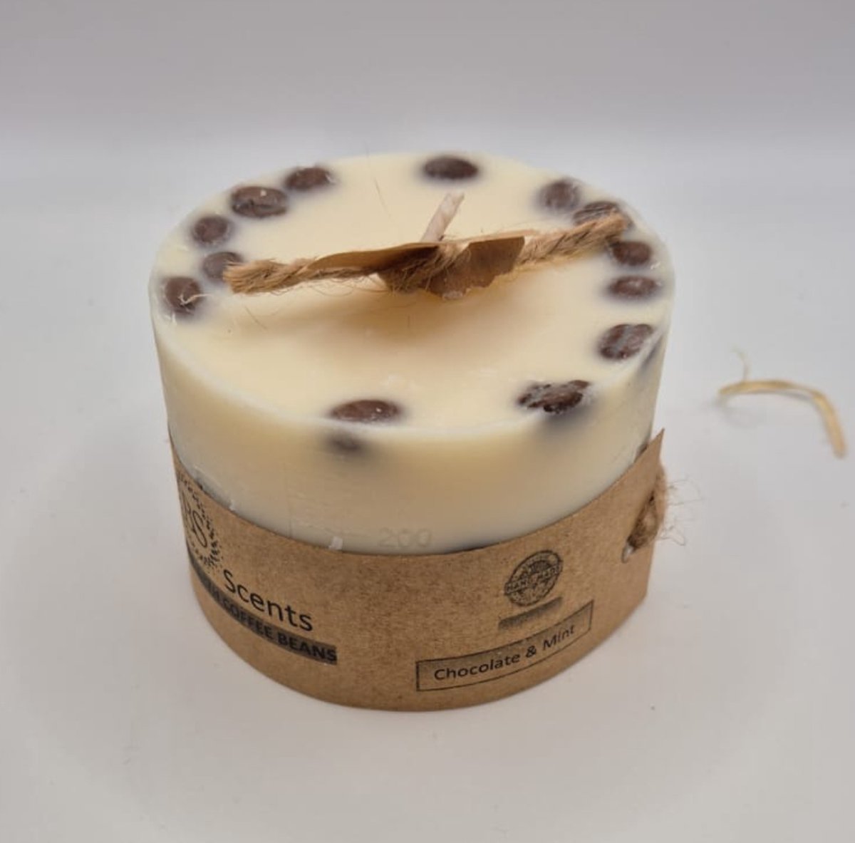 Geurkaars Beauty Scents - Chocolade & Mint - Luxe geurkaars - Sojawas - geurkaarsen geschenkset - geurkaarsen rituals - Geurstokjes - Trendy