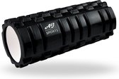AJ-Sports Foam roller - Massage roller - Grid Trigger point - Fitness roller - Foamroller - Foamrollers - Foam - Fitness - Yoga - Zwart