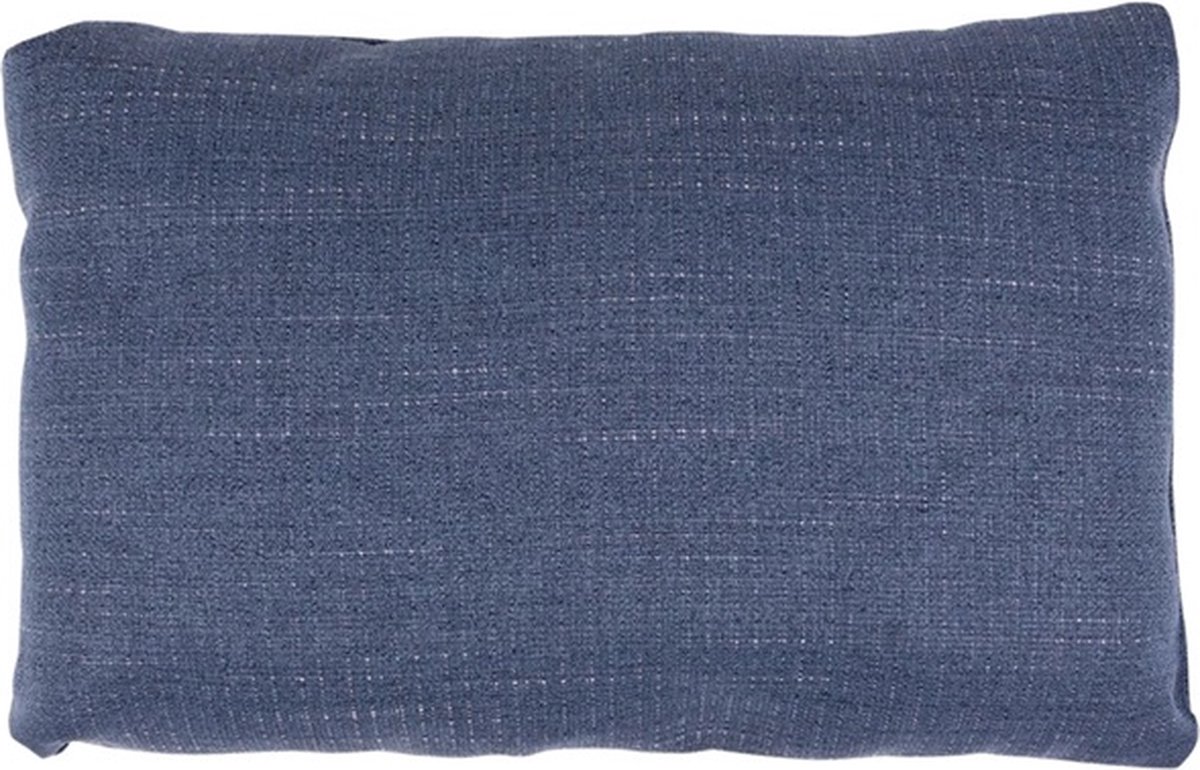 Sierkussens - sierkussenhoes 45x30 - polyester - blauw