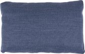 Coussins décoratifs - housse de coussin décoratif 45x30 - polyester - bleu