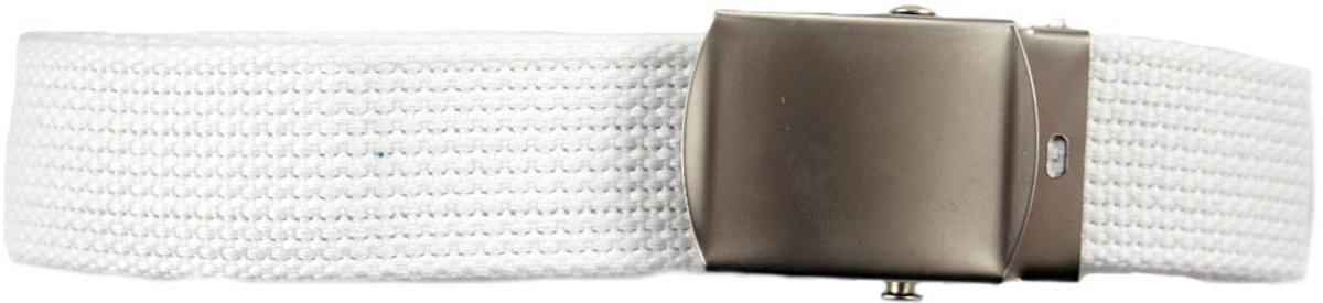 Fostex Garments - Web belt with chrome buckle (kleur: White / maat: NVT)