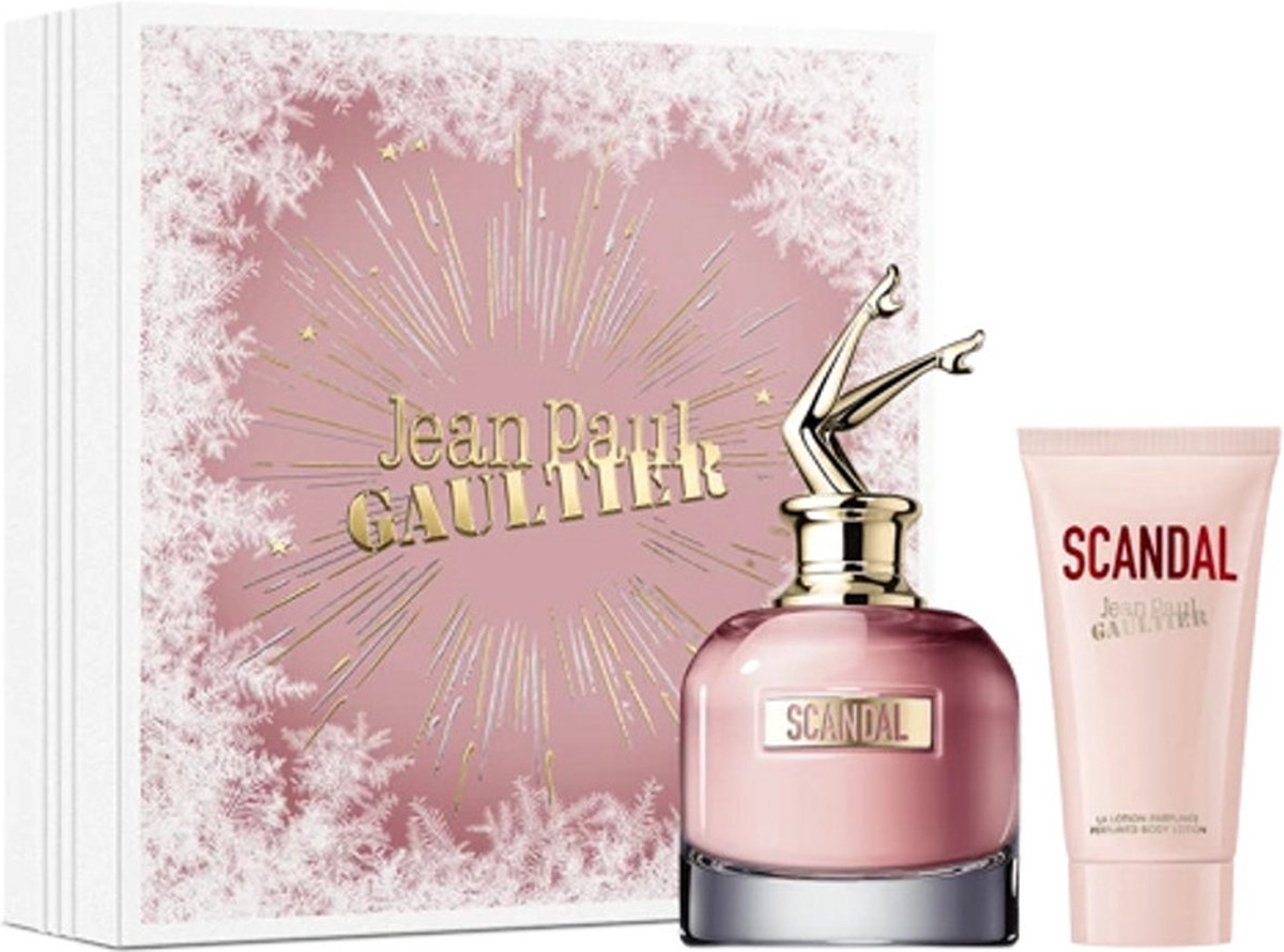 Goedkoopste Jean Paul Gaultier Giftset Scandal Eau De Parfum 80ml Body Lotion 75ml