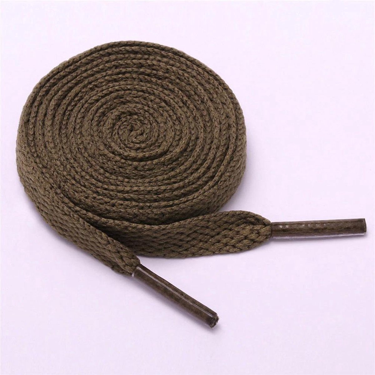 New Age Devi - Schoenveters Veters Veters plat Platte veters - Bruin 120 cm