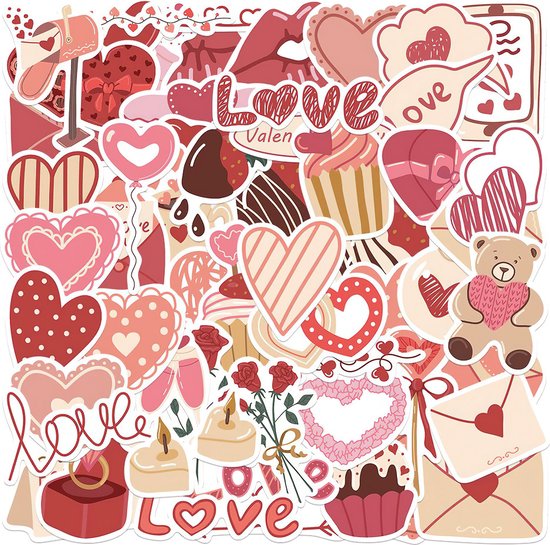 60x Sticker & Dekopapier für Journal, Scrapbooking, Tagebuch, Fotoalbum