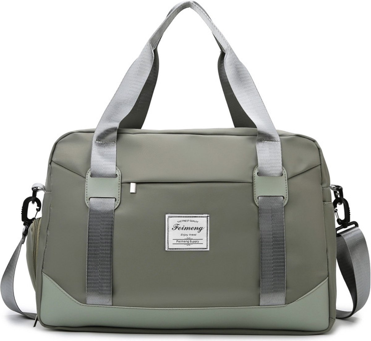 Geweo Reistas - Weekendtas - 45x36x20 - Sporttas - Duffel tas - Met Afneembare Schouderband - Groen