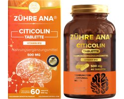 Zühre Ana Citicoline 500 mg - 60 Tabletten - Met Vitamine B12
