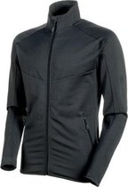 Mammut Nair Midlayer Jas Heren, black melange Maat L