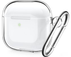 YONO Hoesje geschikt voor Airpods 4 - Case - Siliconen - Transparant