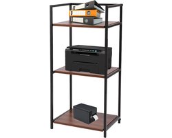 3-laags printerhouder Printerkast Printerhouder Bureau Maximale belasting 30 kg per laag Kantooropslagrek Kantoorkeuken Woonkamer