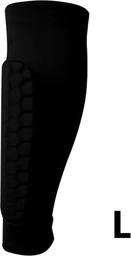 Zachte scheenbeschermers voetbal kind, jeugd, dames, heren, hockey, sport, training, shin guard, maat L