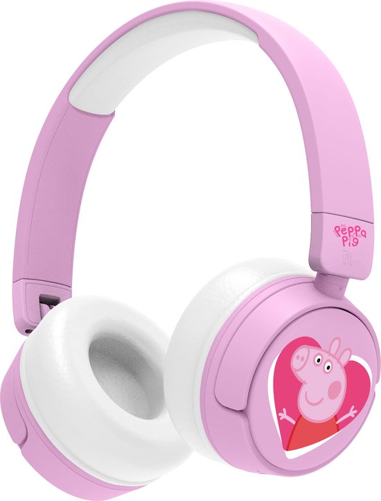 Peppa Pig Draadloze Kinderkoptelefoon met Volumebegrenzing - Peppa - €32,99