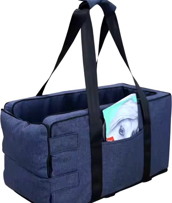 Foto: Pet backseat cover waterproof portable travel dog car booster armrest middle console seat cushion dog car seat bed with belt