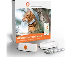 DD Tracker Kat - Halsband Kat - Gps Kat - Katten Tracker - 61x25x15mm - Wit