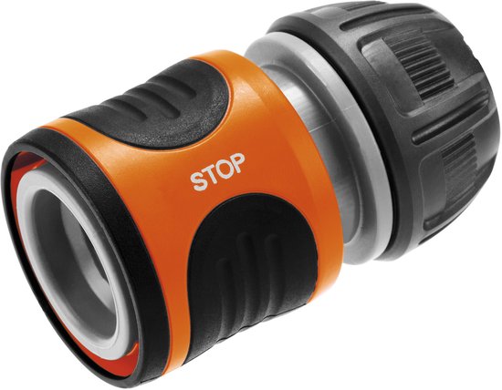 Waterstop voor tuinslang 13-15 mm met automatische waterstop en sterke verbinding Gardena