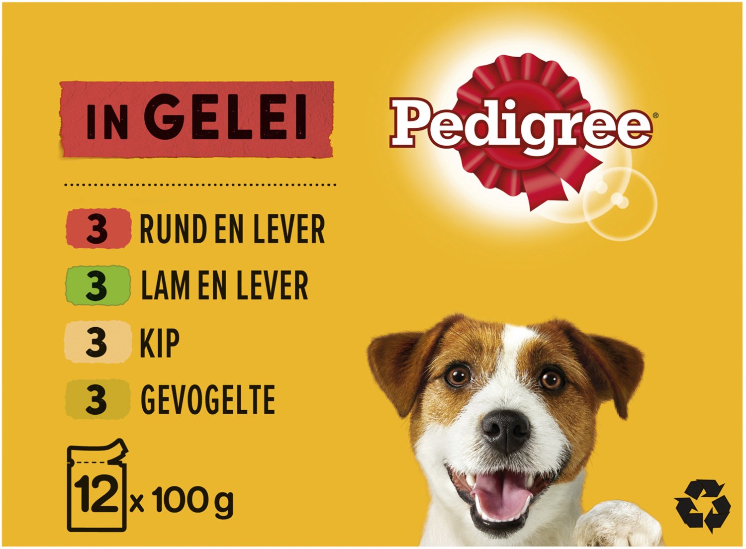 Pedigree Maaltijdzakjes Adult Favourites In Gelei Multipack - Hondenvoer - 12x100 g
