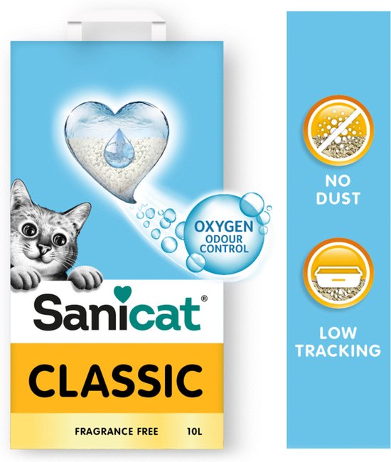 Sanicat Classic Unscented - Kattenbakvulling - 10 l