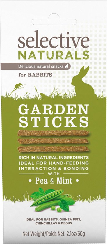 Supreme Selective Garden Sticks - Konijnensnack - 60 g