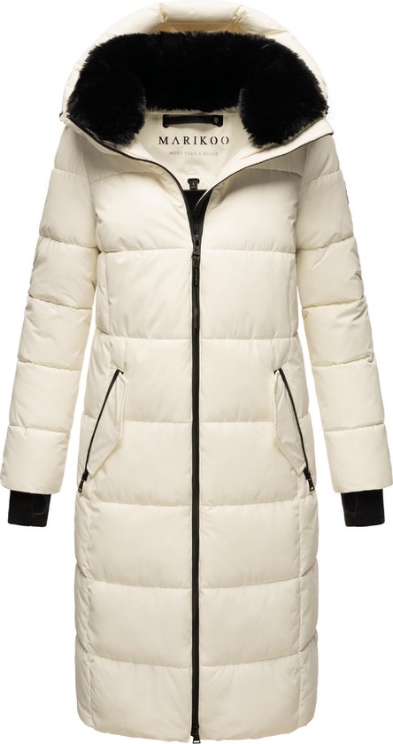 Chaud & Déperlant Marikoo ZURARAA - Veste d'hiver Femme - Adulte - À capuche - Wit - XL