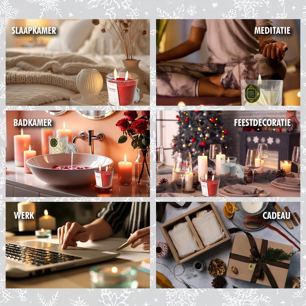 Geurkaars in glas Red Berries rode bessen - Grote luxe Buitenkaars - 48 uur brandduur - Drie lonten scented candle — cadeau in Wonen & Interieur - foto 4