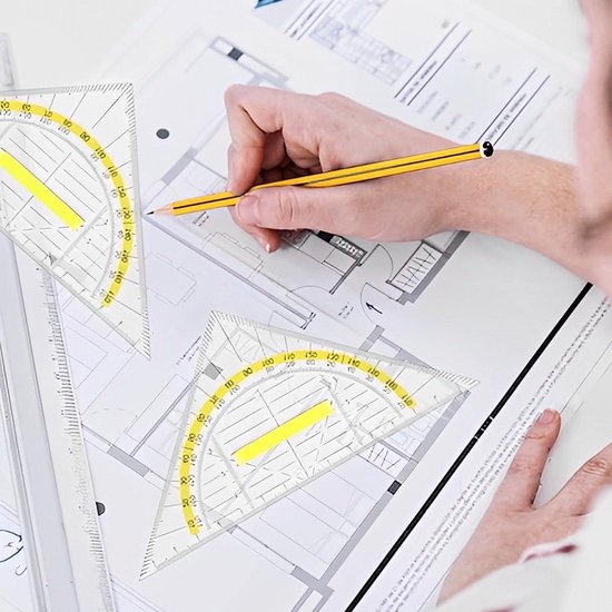 Geodriehoek Staedtler 568 220MM Transparant | Kantoorartikel | 736025