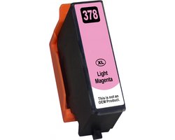 Huismerk geschikt voor Epson 378XL inktcartridge Licht Magenta - XP-8500 - XP-8600 - XP-8700