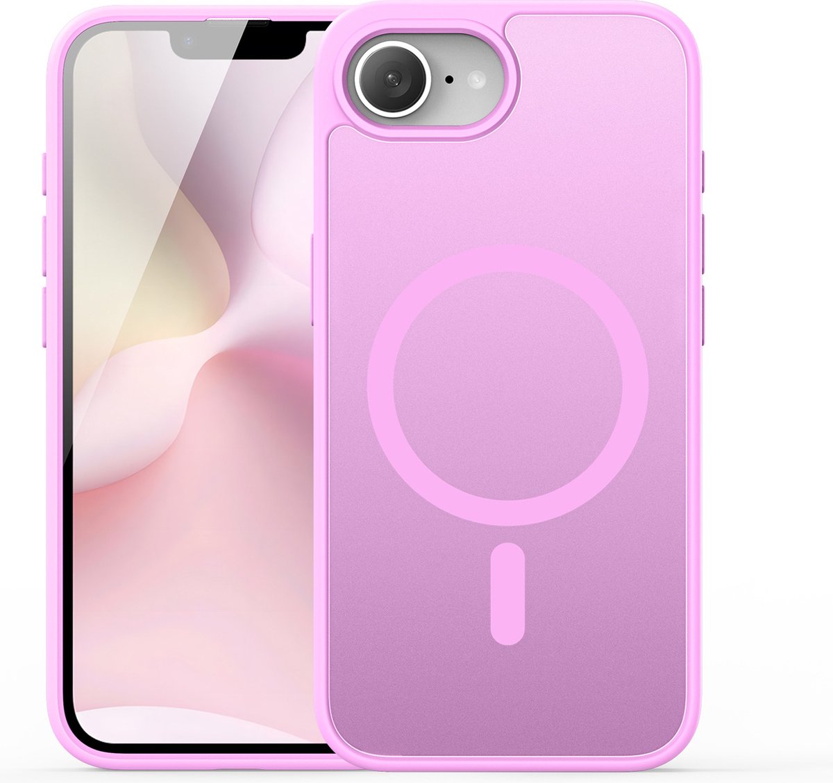 Dux Ducis - Telefoon hoesje geschikt voor de Apple iPhone 16E - Back Cover - Yind Serie - Roze