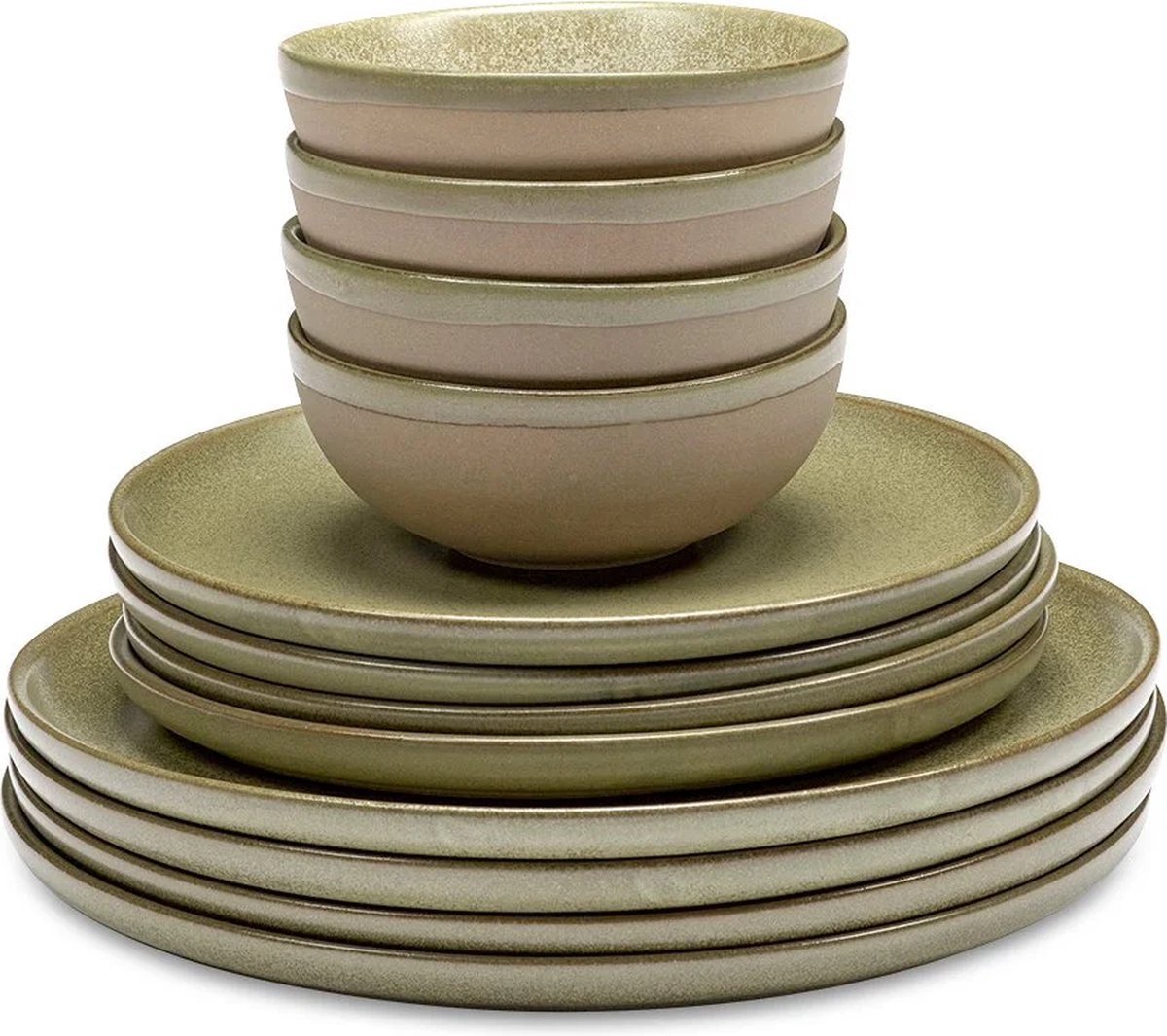 Serax Sergio Herman Surface Serviesset 12-delig - Camogreen
