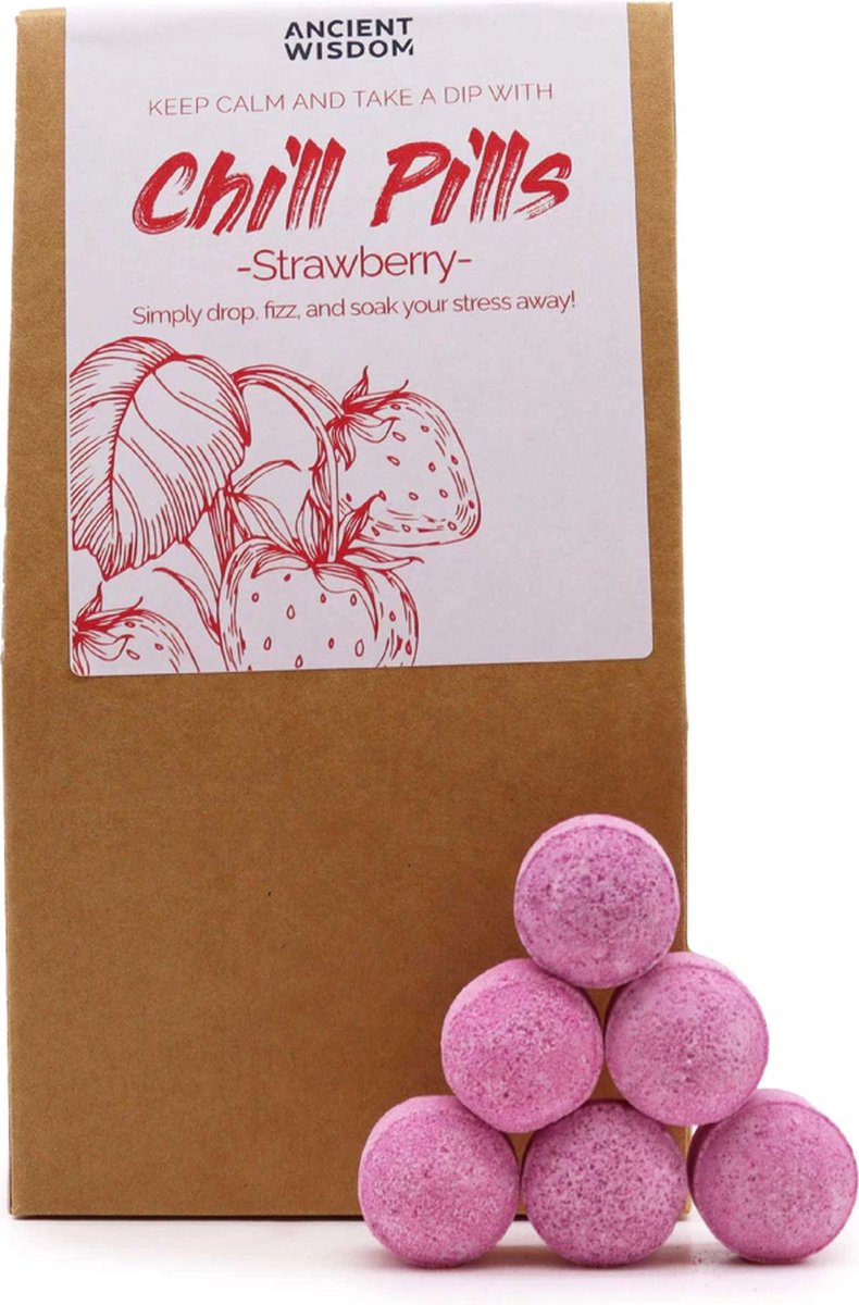 Goedkoopste Chill Pills Geschenkverpakking 350g - Aardbei