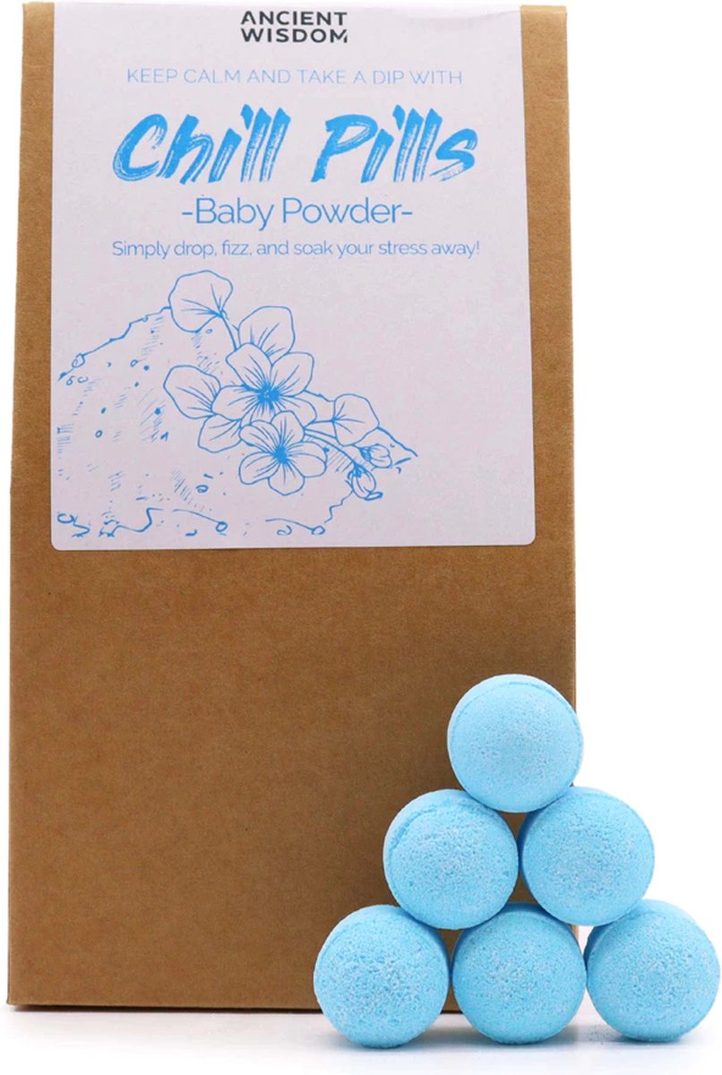 Goedkoopste Chill Pills Geschenkverpakking 350g - Babypoeder