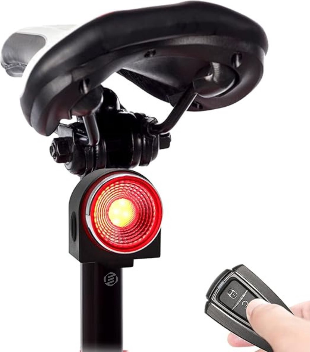 Equivera Remlicht Fiets - Achterlicht Fiets - Remlicht - Fietsverlichting - Veilig op de fiets!