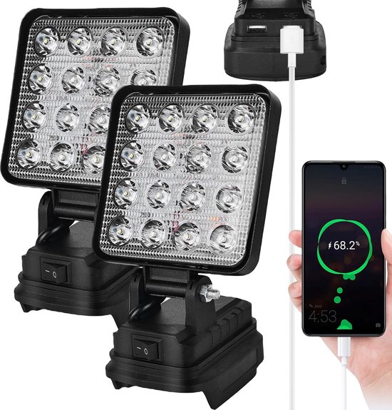 Bosch Werklamp met bevestigingsbeugel - 2500306484002 Bosch Werklamp met bevestigingsbeugel - 2500306484002