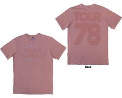 Black Sabbath - Never Say Die Heren T-shirt - XL - Rood
